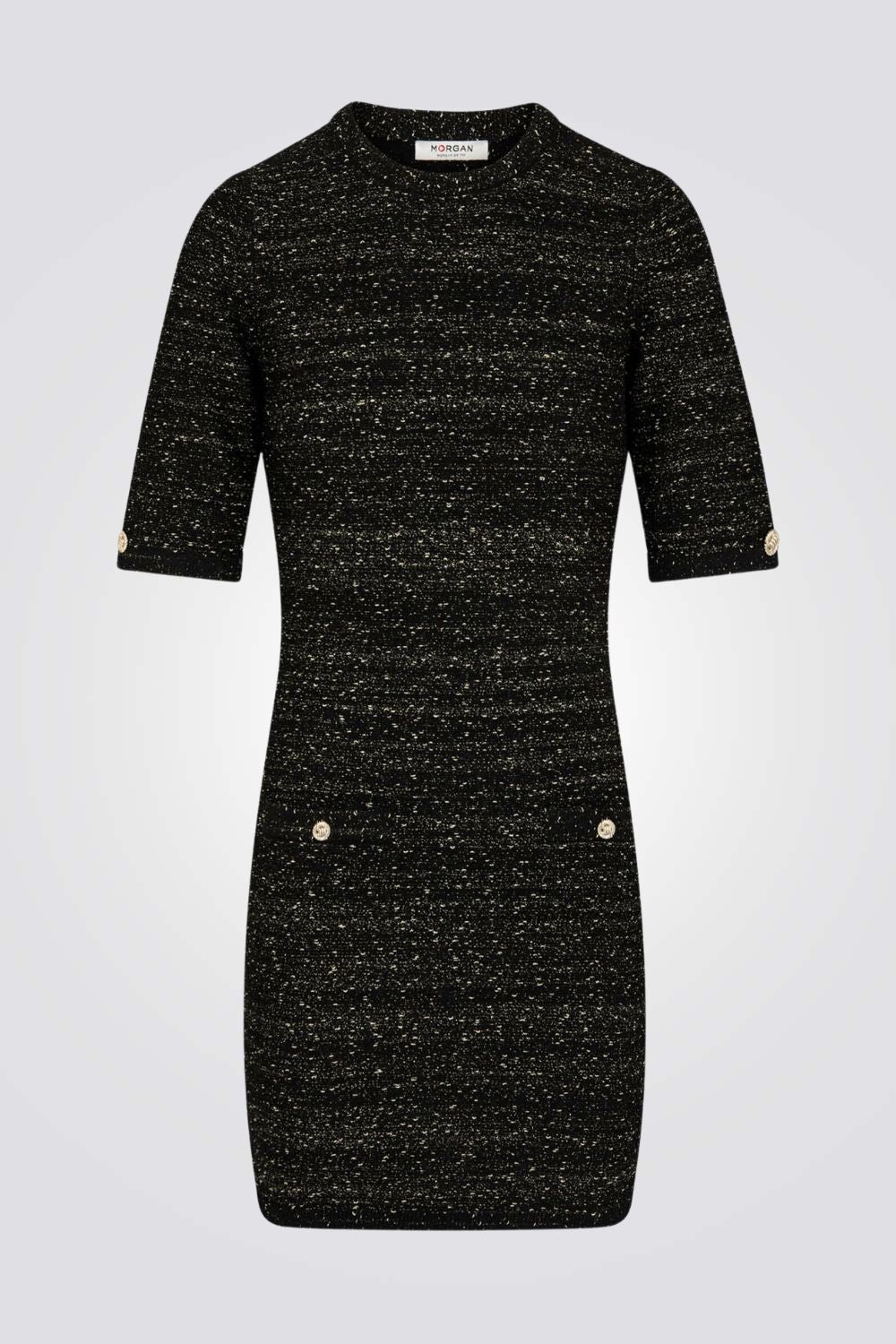 MORGAN - שמלת מידי בצבע שחור - MASHBIR//365