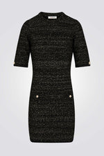 MORGAN - שמלת מידי בצבע שחור - MASHBIR//365