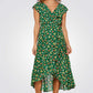 APRICOT - שמלת מידי פרחונית בצבע ירוק - MASHBIR//365 - 1