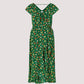 APRICOT - שמלת מידי פרחונית בצבע ירוק - MASHBIR//365 - 3