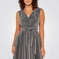 APRICOT - שמלת מיני בצבע אפור מטאלי - MASHBIR//365 - 1