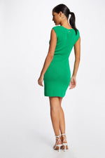 MORGAN - שמלת מיני בצבע ירוק - MASHBIR//365