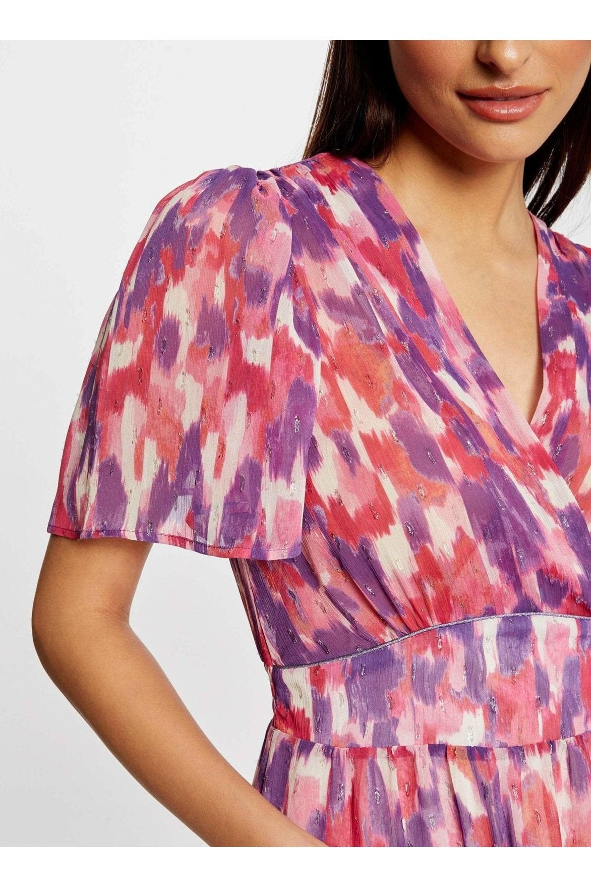 MORGAN - שמלת מיני עם הדפס צבעים - MASHBIR//365