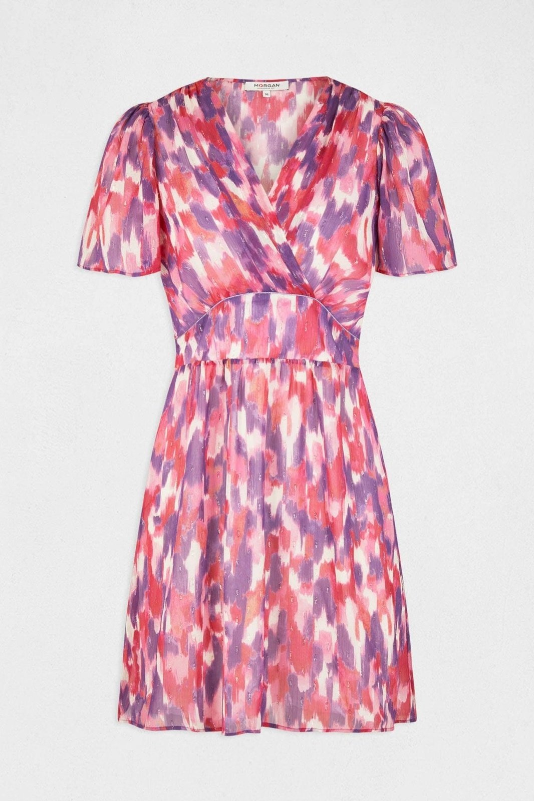 MORGAN - שמלת מיני עם הדפס צבעים - MASHBIR//365