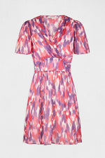 MORGAN - שמלת מיני עם הדפס צבעים - MASHBIR//365