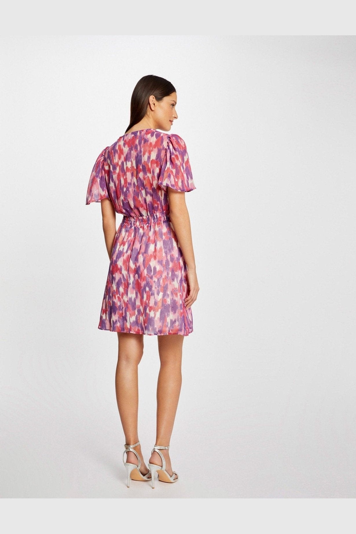 MORGAN - שמלת מיני עם הדפס צבעים - MASHBIR//365