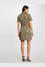 MORGAN - שמלת מיני עם הדפס מנומר - MASHBIR//365