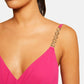 MORGAN - שמלת מיני מעטפת בצבע ורוד - MASHBIR//365 - 4