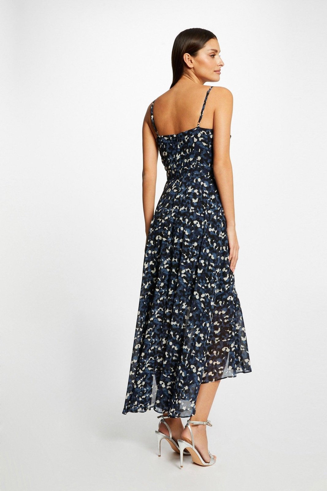 MORGAN - שמלת מקסי פרחונית בצבע כחול - MASHBIR//365