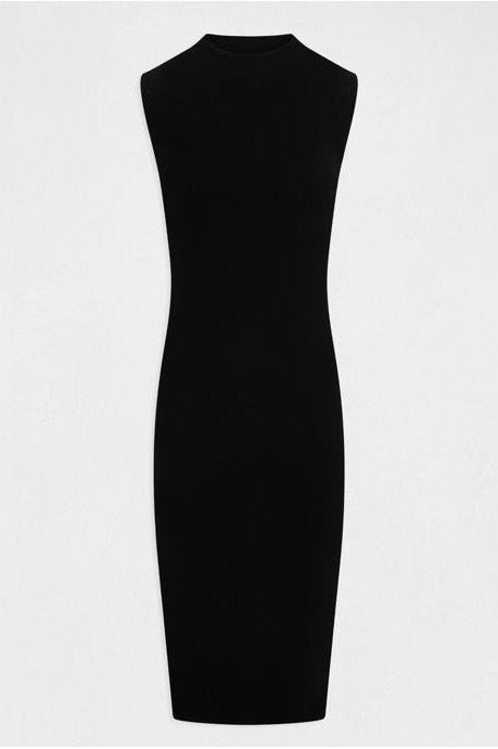 MORGAN - שמלת מקסי Robes pull בצבע שחור - MASHBIR//365