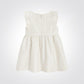 OBAIBI - שמלת נצנצים בצבע לבן לתינוקות - MASHBIR//365 - 2