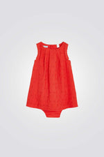 OBAIBI - שמלת רקמה אדומה - MASHBIR//365