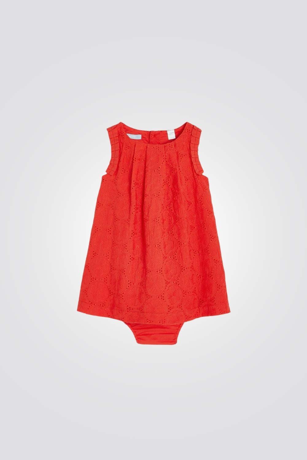 OBAIBI - שמלת רקמה אדומה - MASHBIR//365