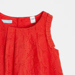 OBAIBI - שמלת רקמה אדומה - MASHBIR//365