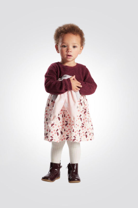 OBAIBI - שמלת שכבות בצבע סגול לתינוקות - MASHBIR//365