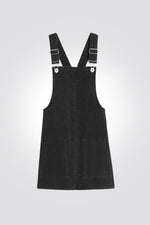 OKAIDI - שמלת סרפן ילדות מג'ינס בצבע שחור - MASHBIR//365
