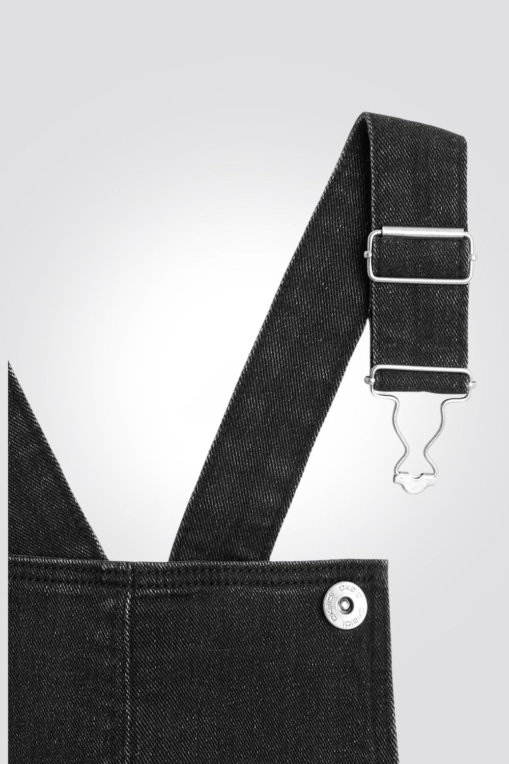 OKAIDI - שמלת סרפן ילדות מג'ינס בצבע שחור - MASHBIR//365