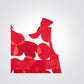 OBAIBI - שמלת תינוקות סארפן הדפס פרחים גדולים אדום לבן - MASHBIR//365 - 3