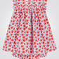 OBAIBI - שמלת תינוקות שרוול קצר הדפס פרחים אדומים על רקע תכלת - MASHBIR//365 - 4