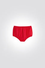 OBAIBI - שמלת תינוקות שרוול קצר ריבס עם חצאית טול באדום - MASHBIR//365