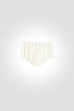 OBAIBI - שמלת תינוקות שרוול קצר ריבס עם חצאית טול בלבן - MASHBIR//365