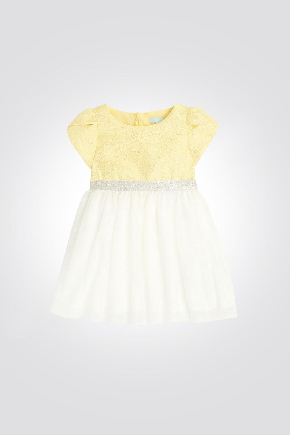 OBAIBI - שמלת טול בצבע צהוב לתינוקות - MASHBIR//365