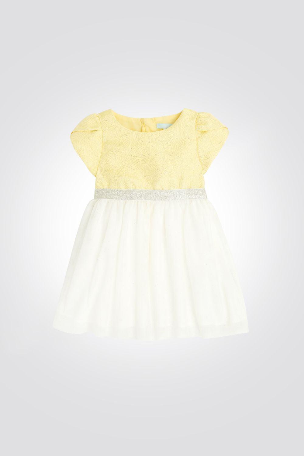 OBAIBI - שמלת טול בצבע צהוב לתינוקות - MASHBIR//365