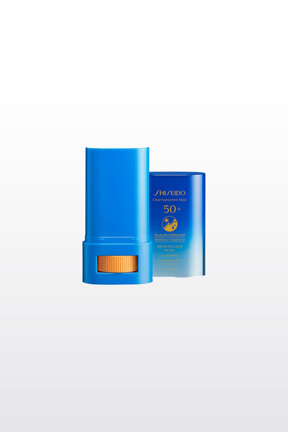 SHISEIDO - סטיק הגנה שקוף לפנים ולגוף GSC CLEAR SPF50 - MASHBIR//365