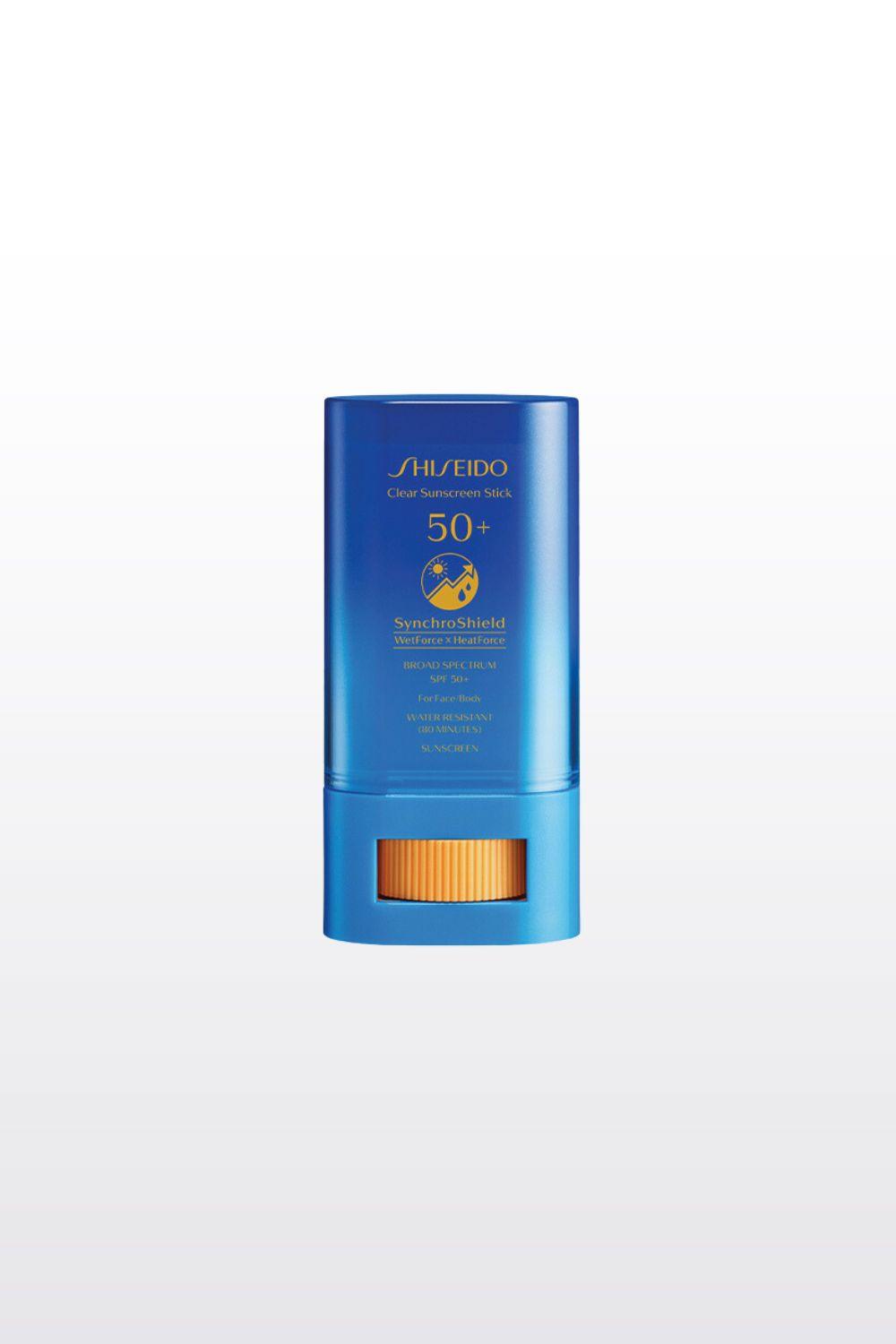 SHISEIDO - סטיק הגנה שקוף לפנים ולגוף GSC CLEAR SPF50 - MASHBIR//365