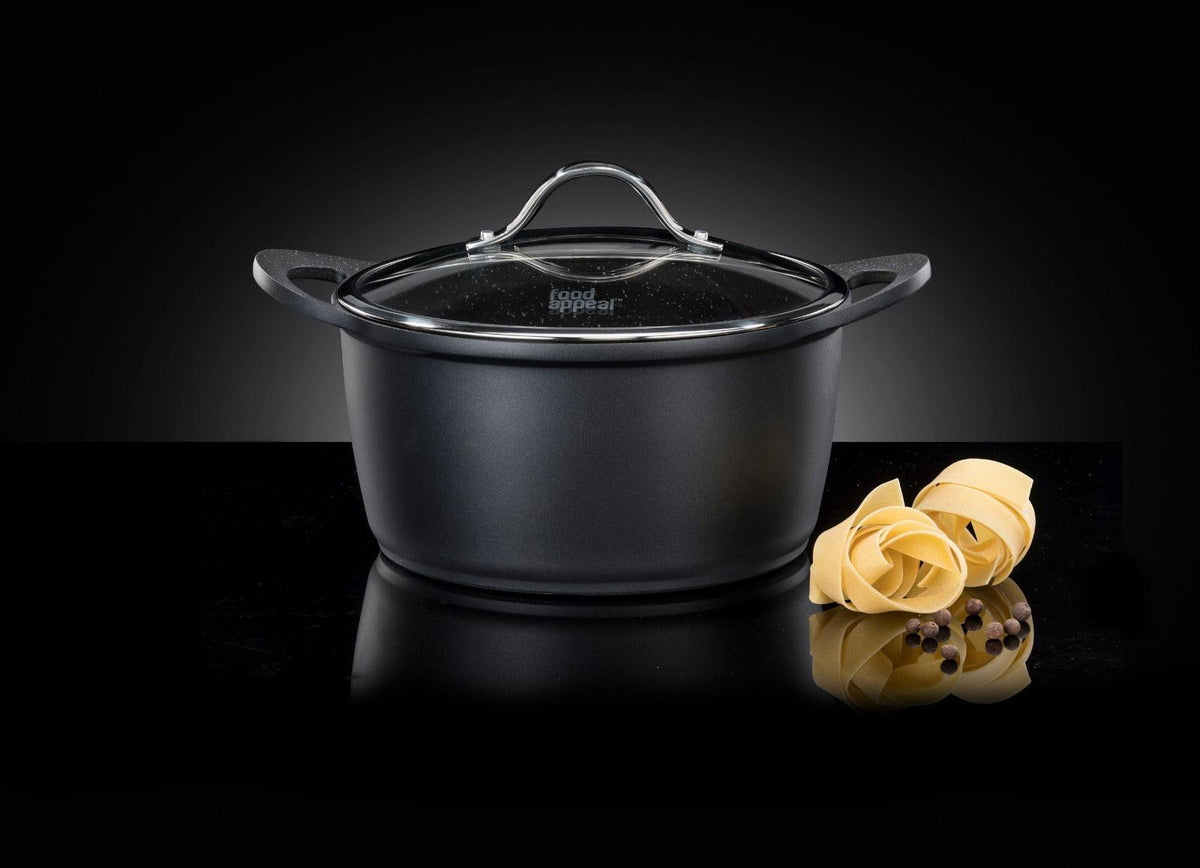 FOOD APPEAL - סיר 20 ס"מ 3.1 BLACK MARBLE - MASHBIR//365