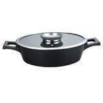 Laguiole - סיר סוטאז 28 ס"מ 2.3 ליטר + מכסה סיליקון זכוכית מסדרת אבן שיש - MASHBIR//365