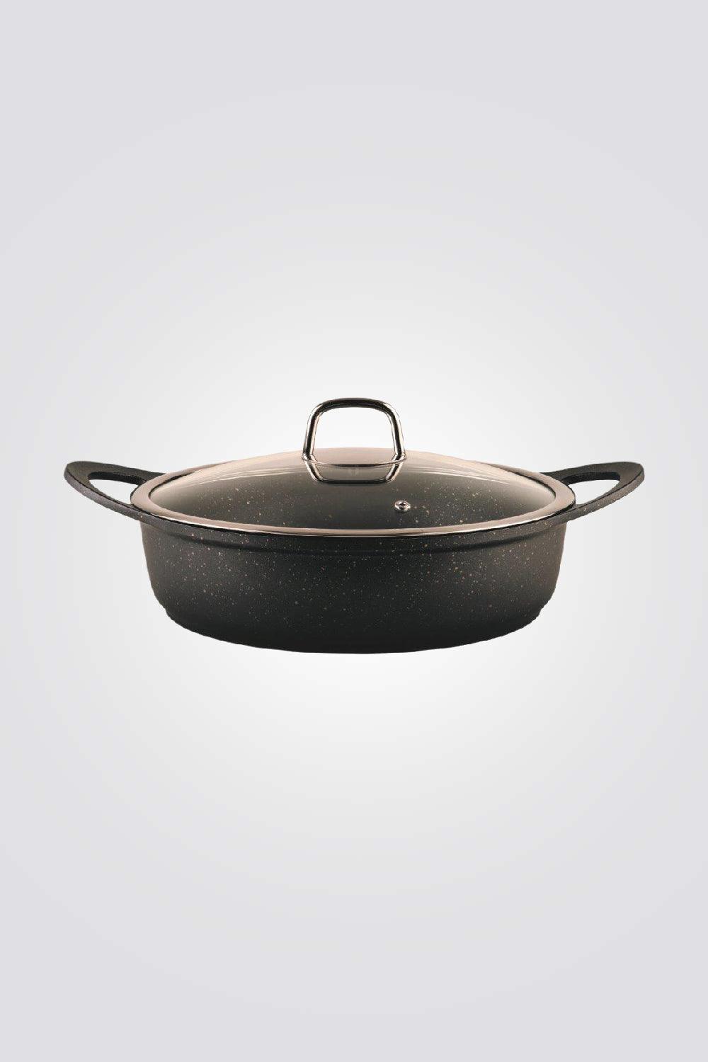 SOLTAM - סיר סוטאז' 28 ס"מ RICHSTONE שיש זהב וכסף - MASHBIR//365