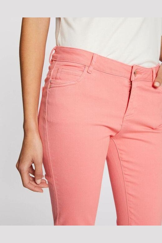 MORGAN - סקיני גזרה נמוכה צבע ורוד - MASHBIR//365