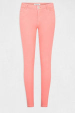 MORGAN - סקיני גזרה נמוכה צבע ורוד - MASHBIR//365