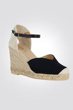 GEOX - סנדל פלטפורמה GELSA בצבע שחור - MASHBIR//365