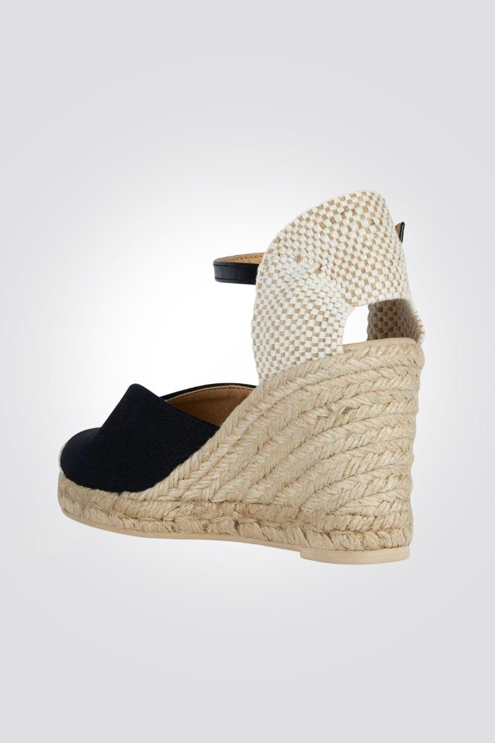 GEOX - סנדל פלטפורמה GELSA בצבע שחור - MASHBIR//365