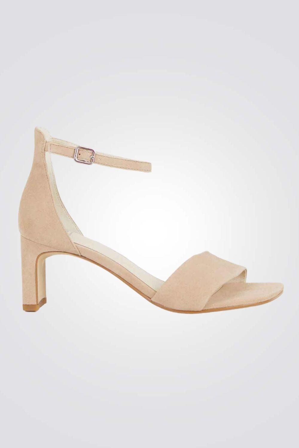 VAGABOND - סנדל עקב LUISA בצבע בז' - MASHBIR//365