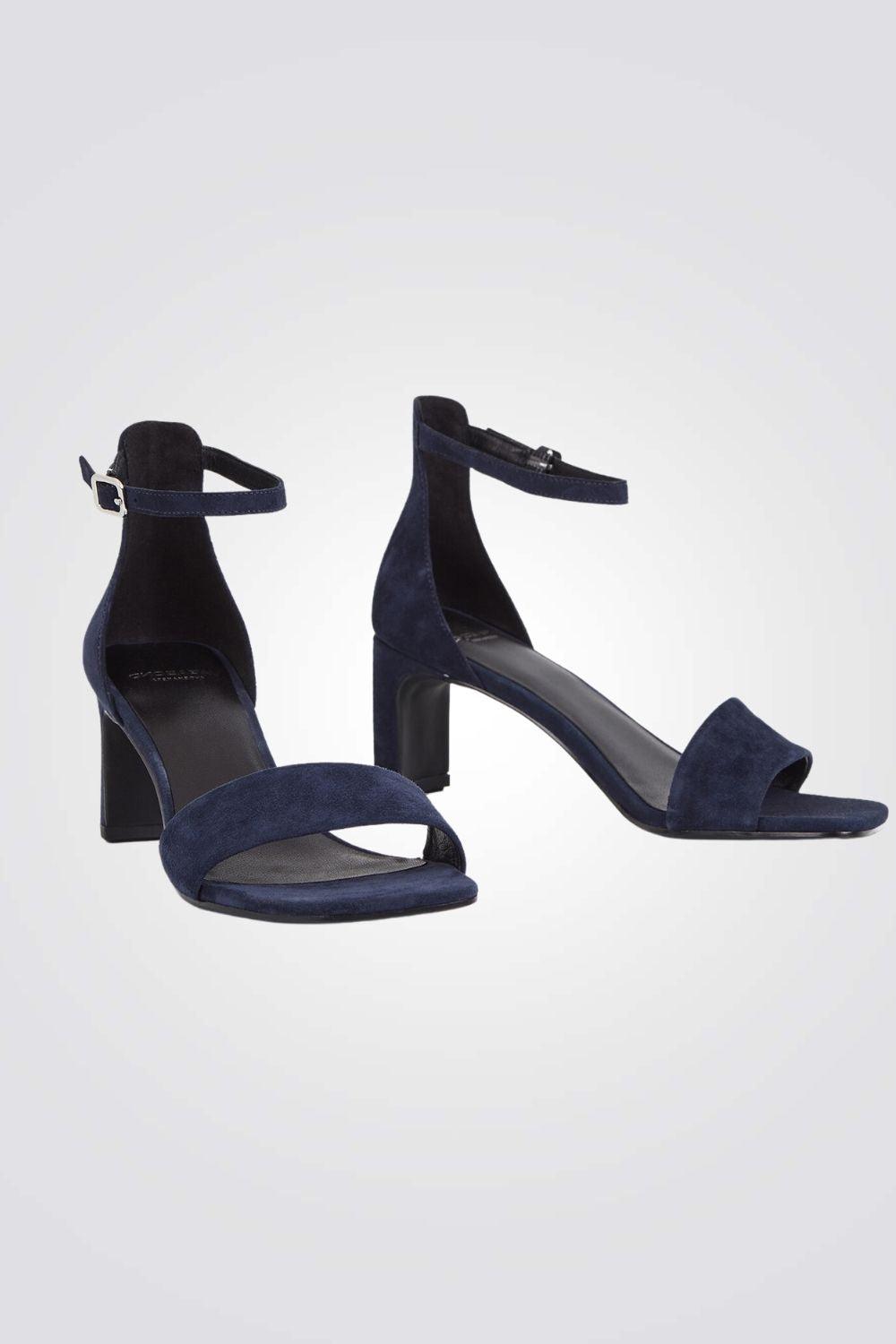 VAGABOND - סנדל עקב LUISA בצבע נייבי - MASHBIR//365