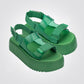 MELISSA - סנדל לנשים BRAVE PAPETE בצבע ירוק - MASHBIR//365 - 2