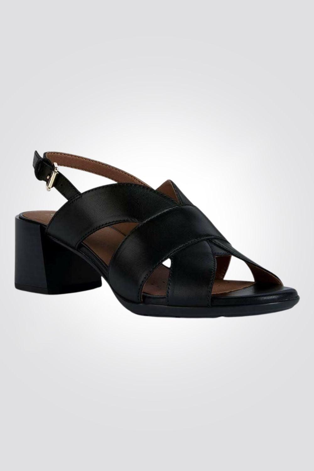 GEOX - סנדל לנשים MARYKARMEN בצבע שחור - MASHBIR//365