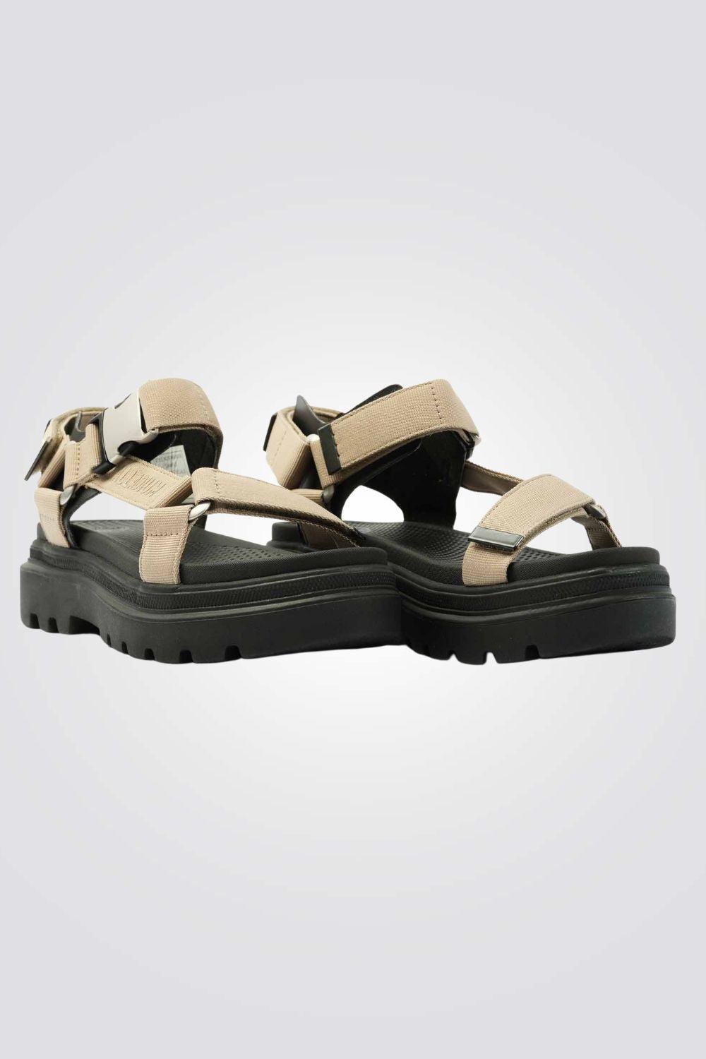 PALLADIUM - סנדל לנשים PALLACRUISE בצבע אפור - MASHBIR//365