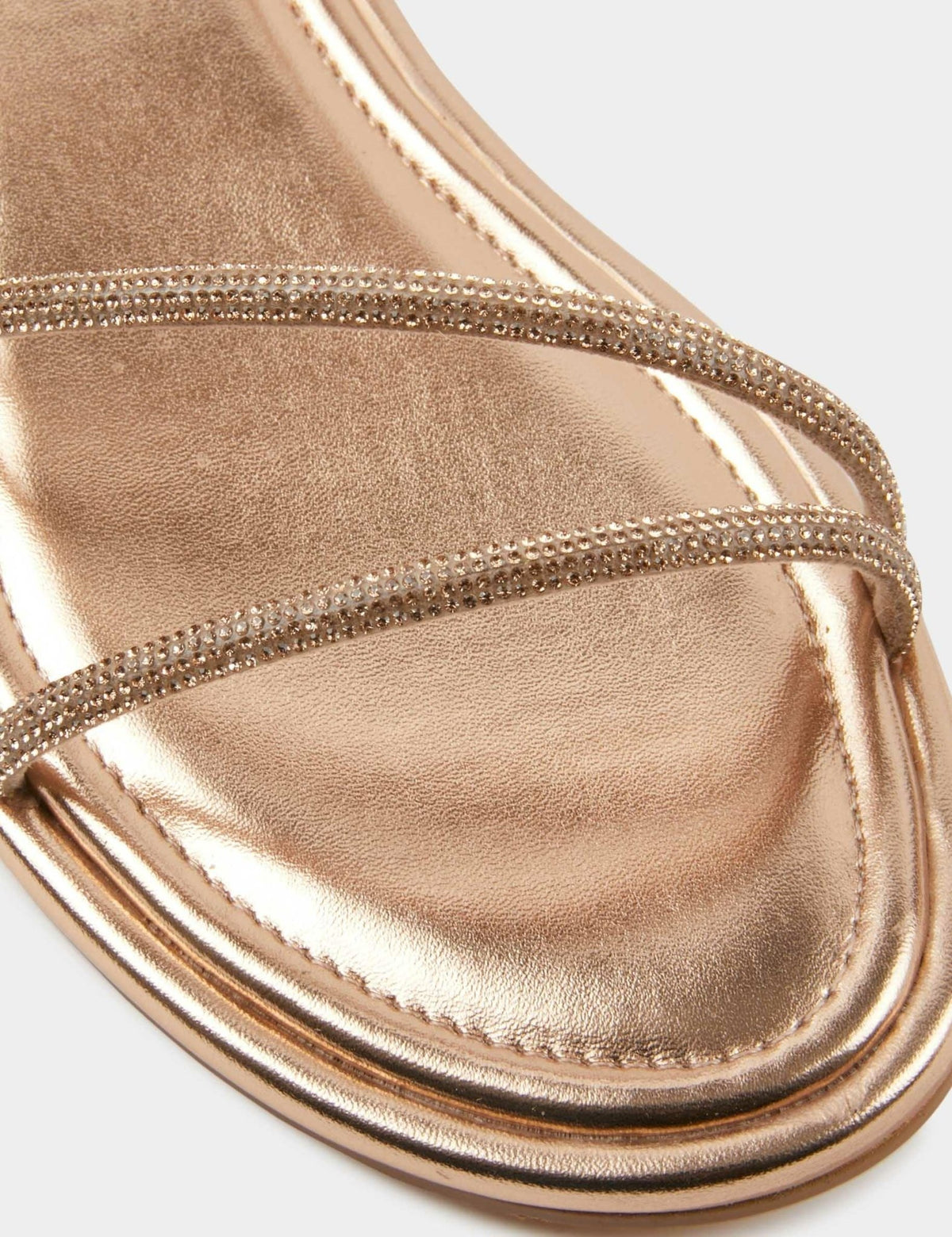 MORGAN - סנדל PLAGETTE BRIDE STRASS בצבע זהב - MASHBIR//365