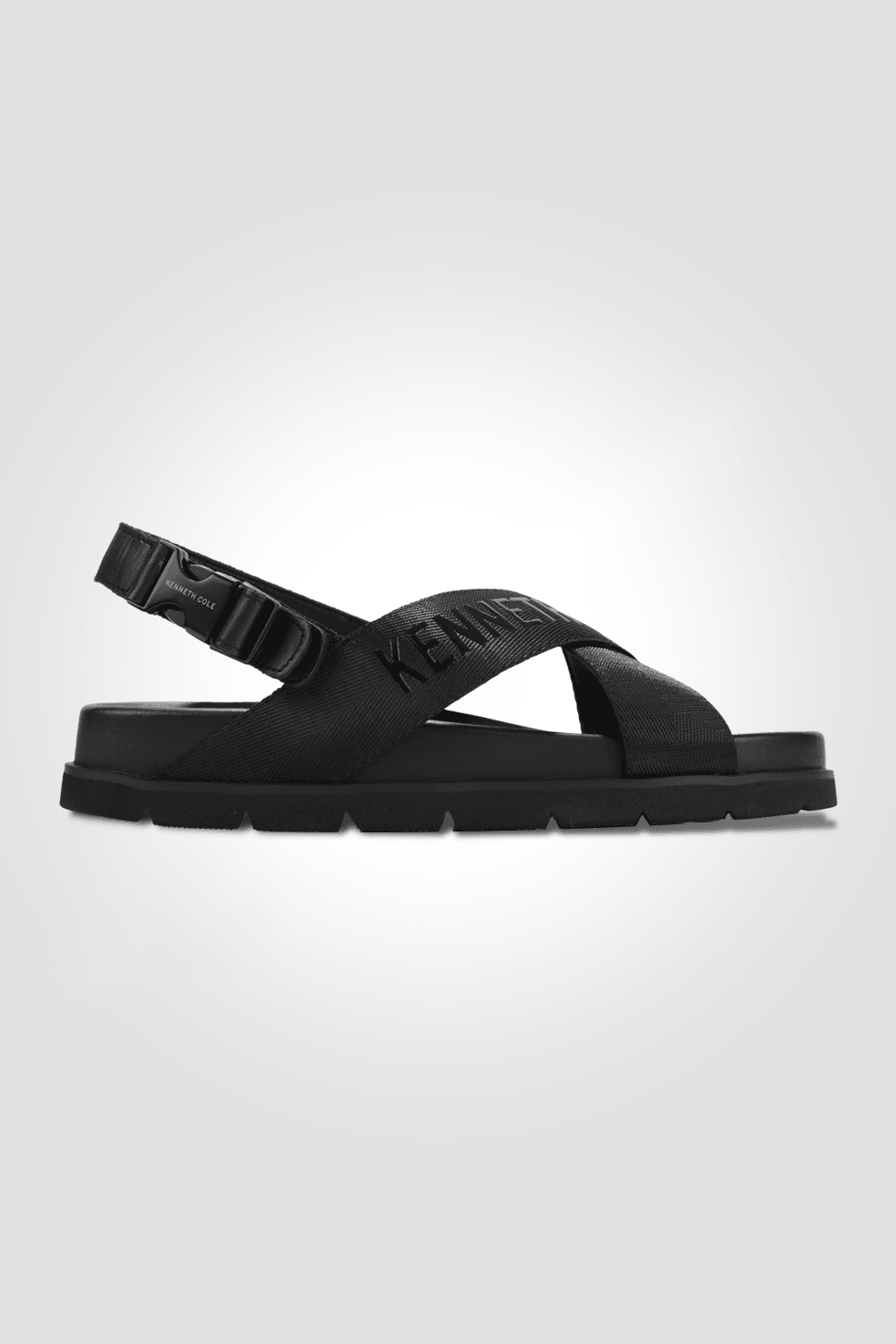 KENNETH COLE - סנדלי FLAT ANKLE STRAP לנשים בצבע שחור - MASHBIR//365