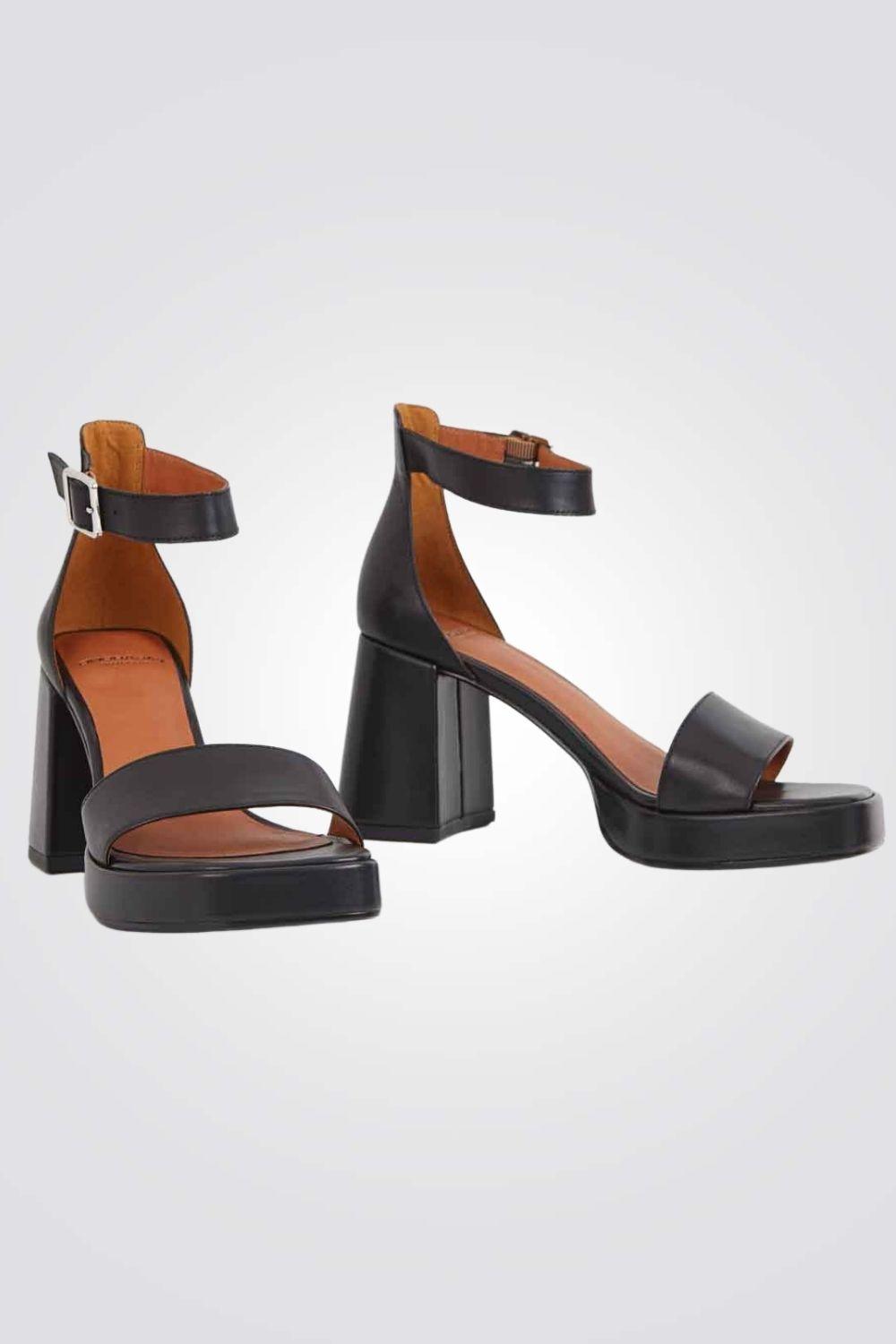 VAGABOND - סנדלי עקב FIONA בצבע שחור - MASHBIR//365