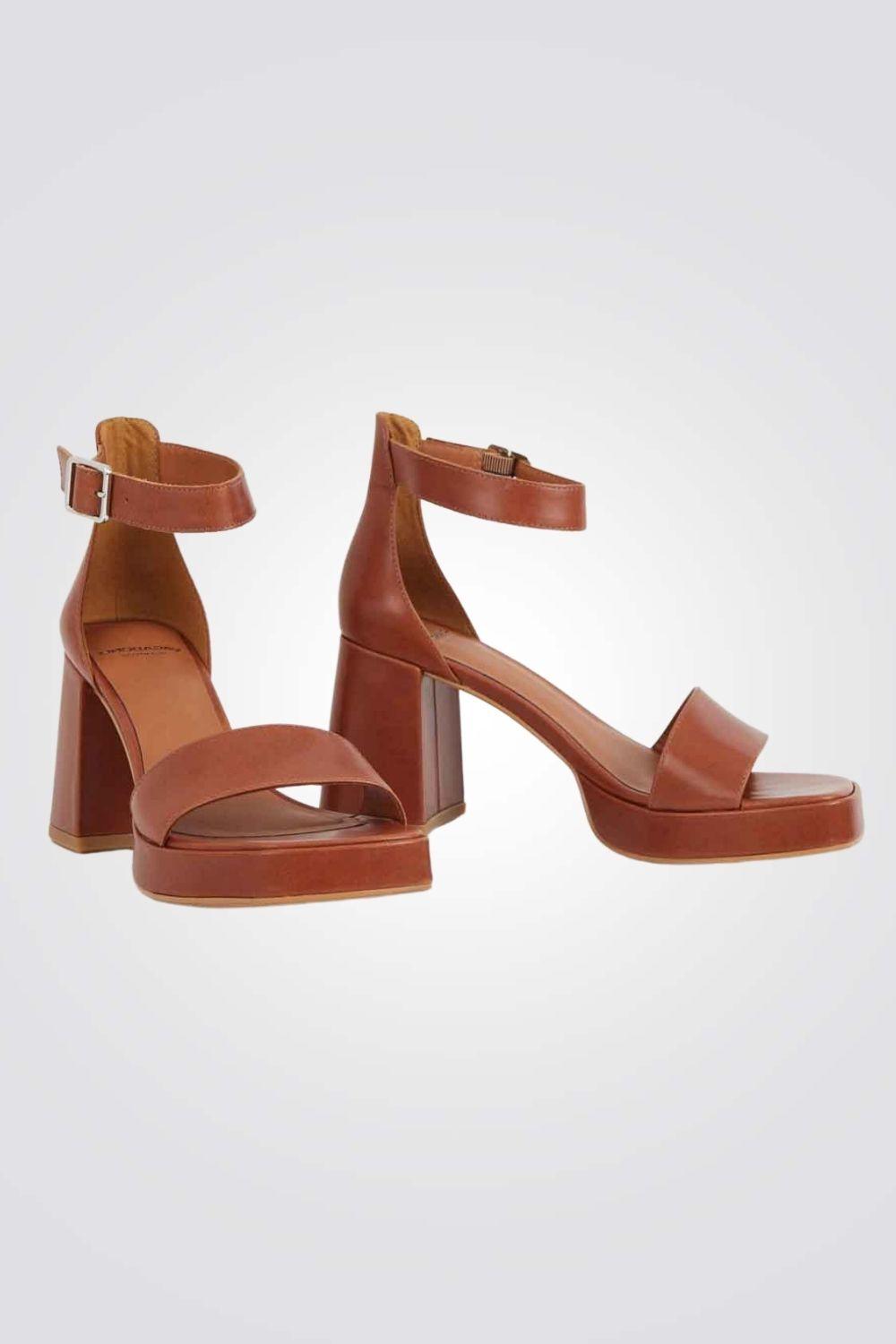 VAGABOND - סנדלי עקב FIONA בצבע חום - MASHBIR//365