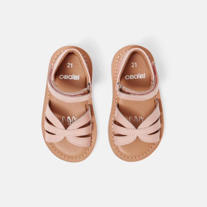 OBAIBI - סנדלי סקוץ' לתינוקות בצבע ורוד - MASHBIR//365