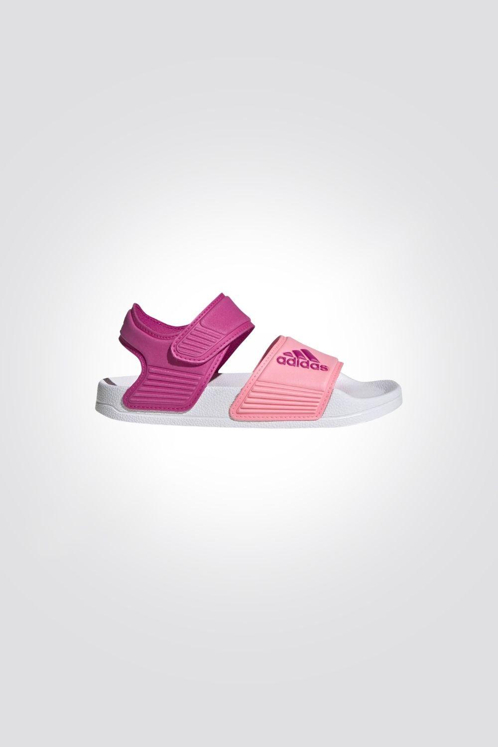 ADIDAS - סנדלים ADILETTE SANDAL לילדות בצבע ורוד - MASHBIR//365