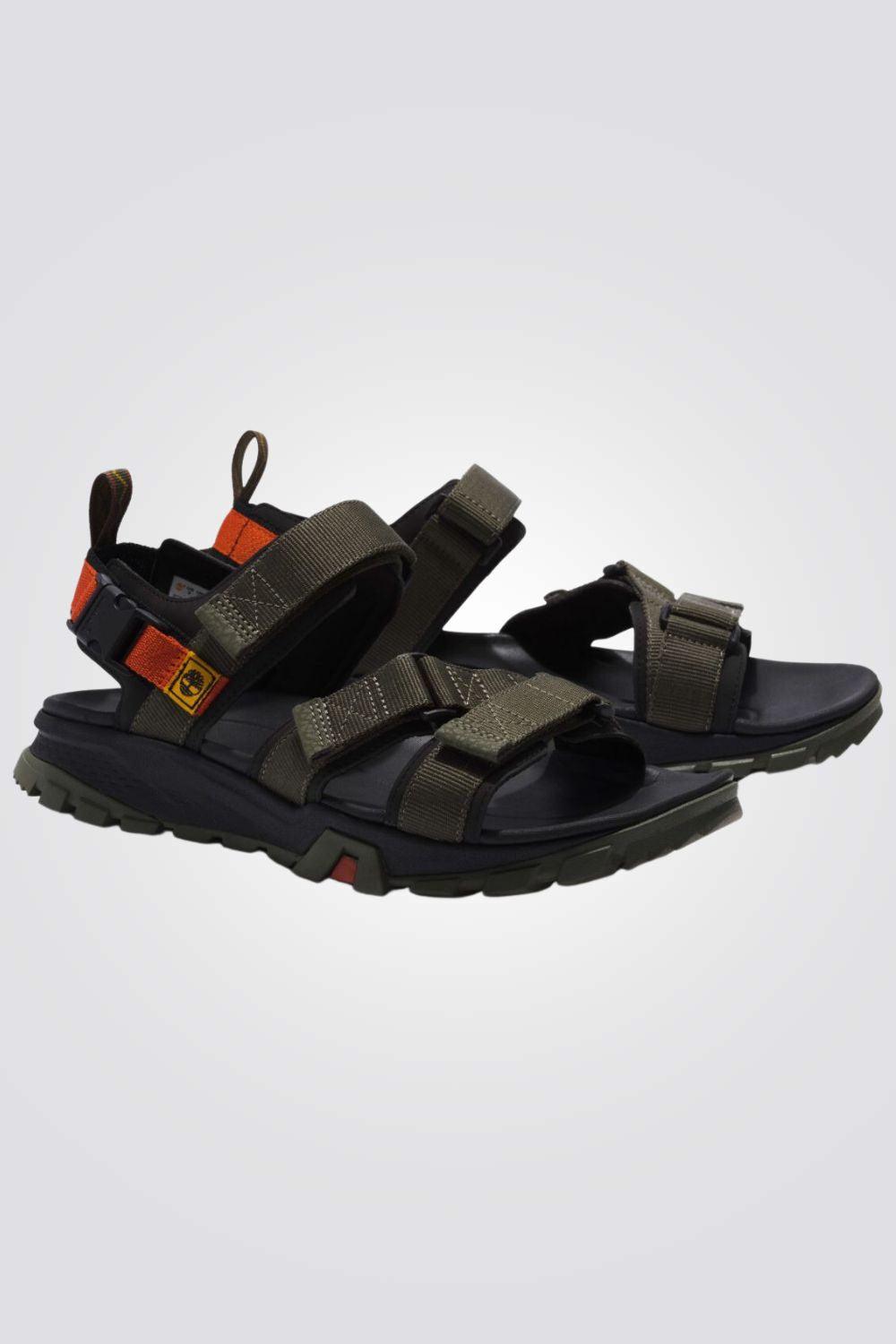 TIMBERLAND - סנדלים לגברים GARRISON TRAIL בצבע ירוק זית - MASHBIR//365