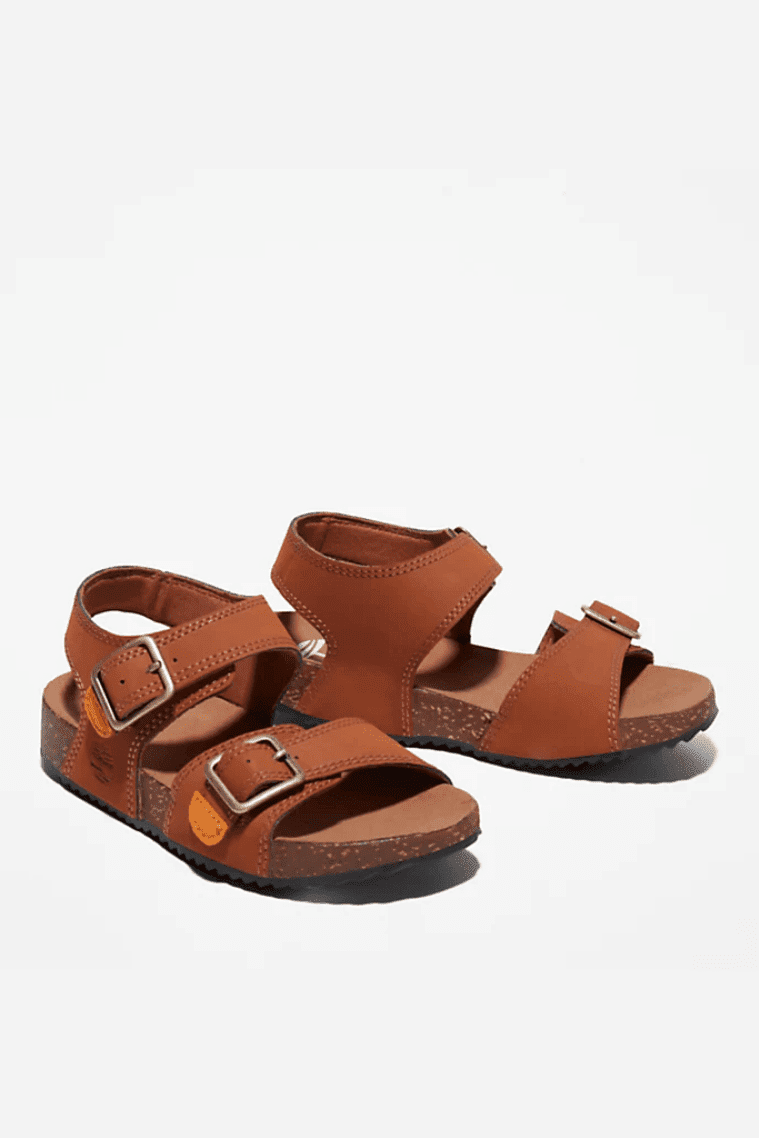 TIMBERLAND - סנדלים לילדים CASTLE ISLAND 2 STRAP בצבע חום - MASHBIR//365