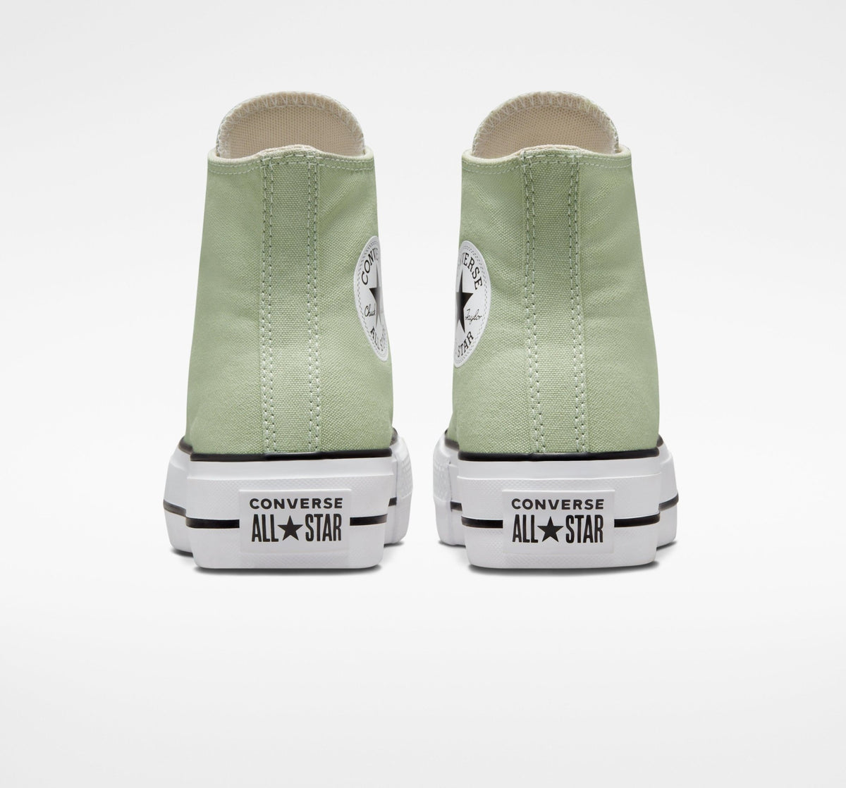 CONVERSE - סניקרס פלטפורמה קנבס גבוהות לנשים CHUCK TAYLOR ALL STAR HIGH LIFT בצבע מנטה - MASHBIR//365